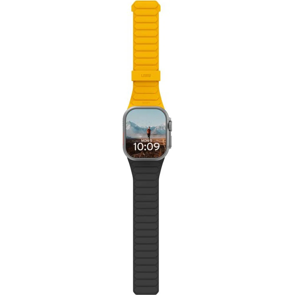 Armband für Apple Watch 49/46/45/44 mm, Urban Armor Gear Pathfinder, Gelb-Schwarz - Image 4