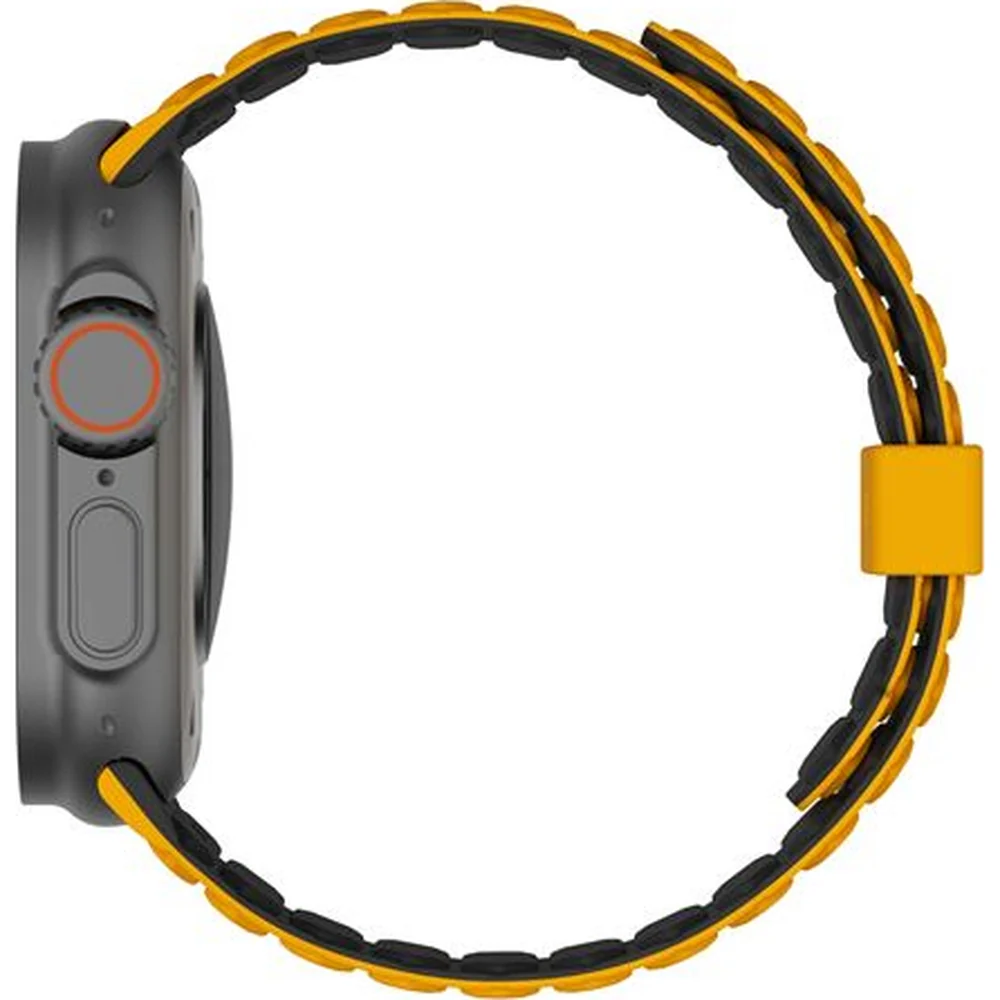 Armband für Apple Watch 49/46/45/44 mm, Urban Armor Gear Pathfinder, Gelb-Schwarz - Image 7
