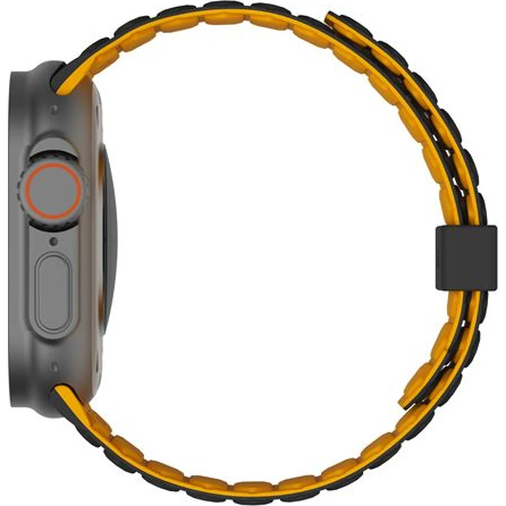 Armband für Apple Watch 49/46/45/44 mm, Urban Armor Gear Pathfinder, Gelb-Schwarz - Image 8