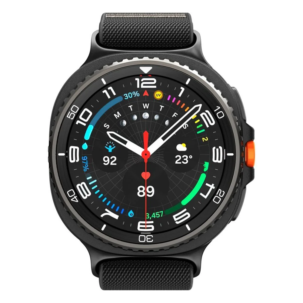 Armband für Galaxy Watch 8 40/44 mm, Classic 46 mm, Spigen Lite Fit, Schwarz - Image 5