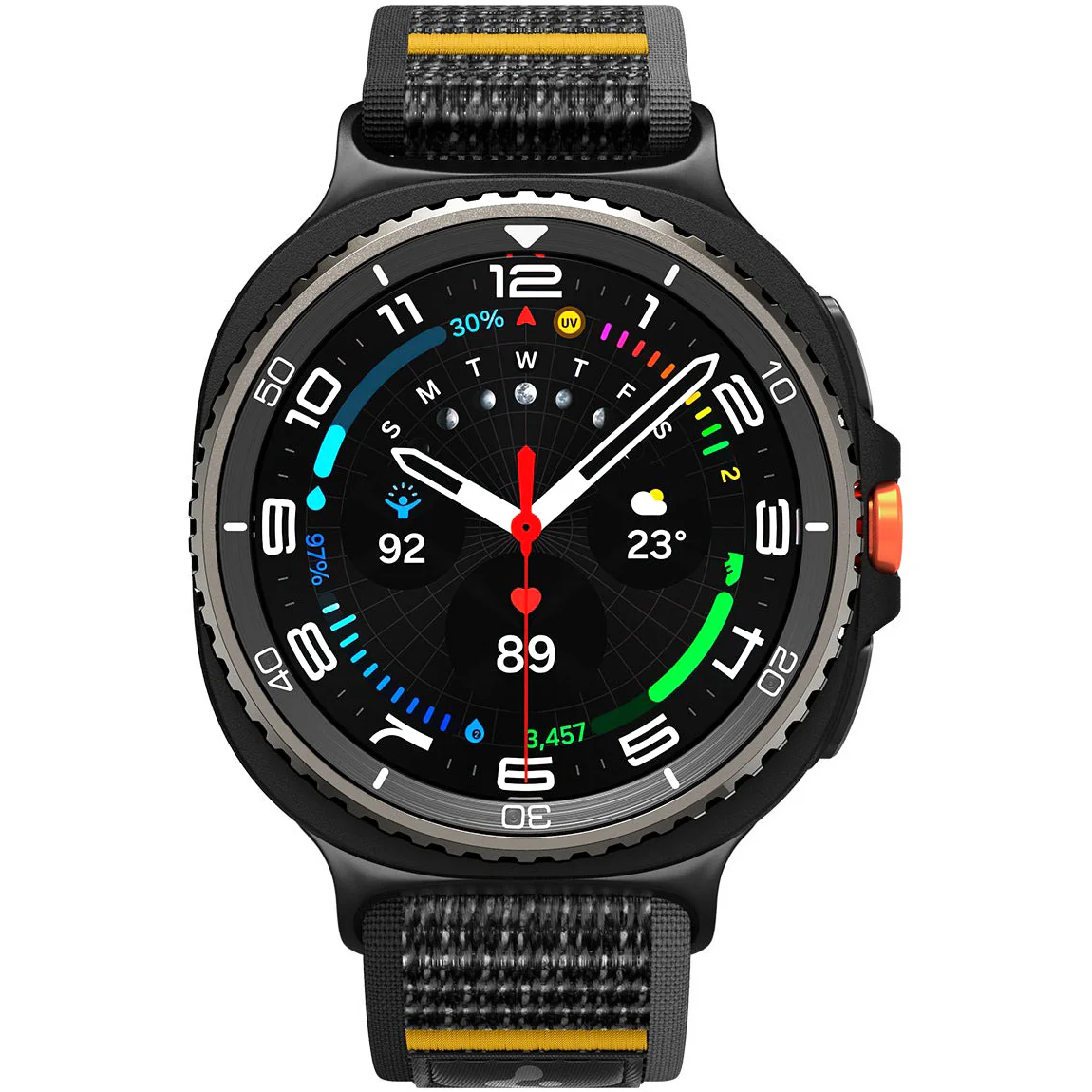 Armband für Galaxy Watch 8 40/44 mm, Classic 46 mm, Spigen Athlex Air, Schwarz - Image 5