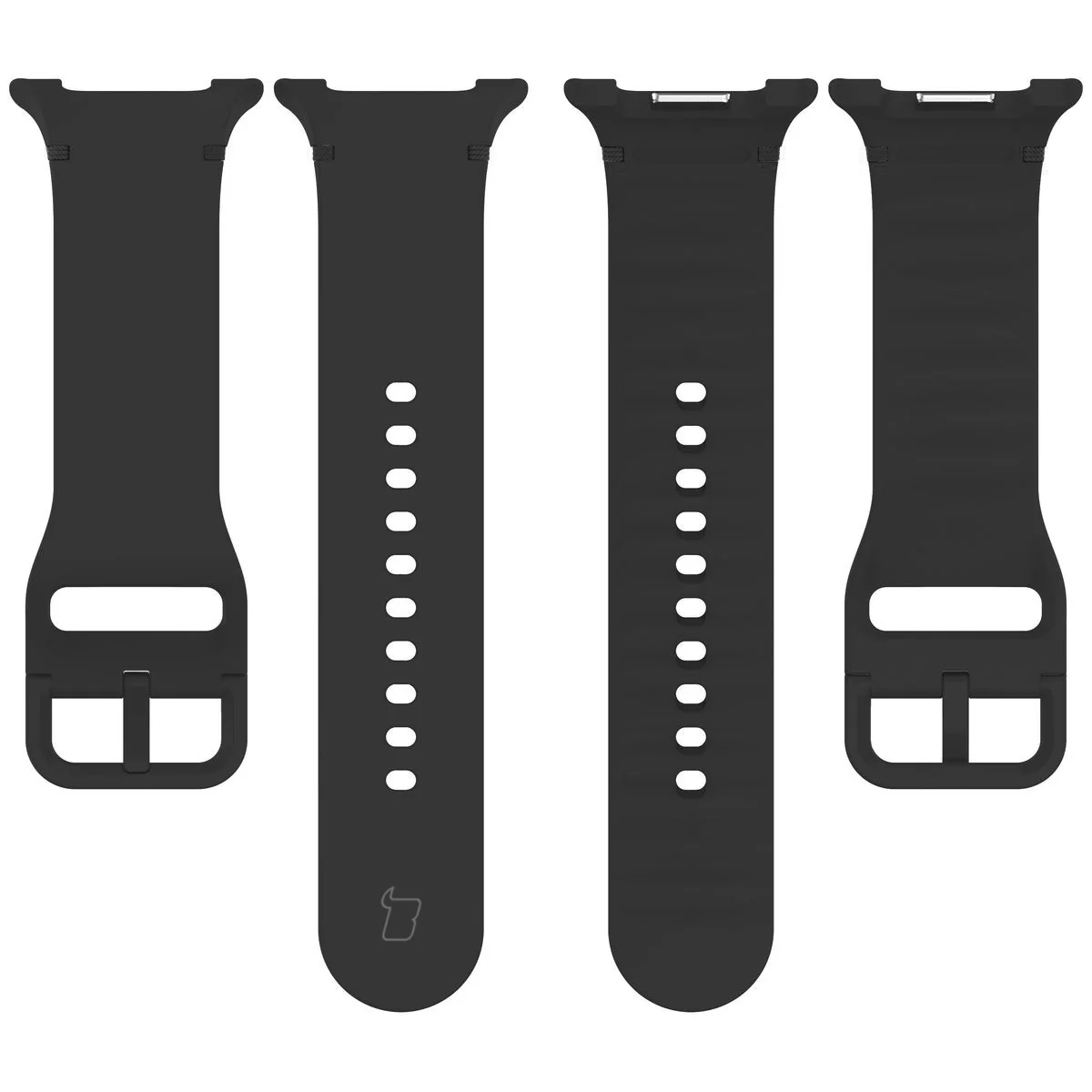 Armband für Galaxy Watch 8 40 mm / 44 mm / 8 Classic 46 mm, Bizon Strap Watch Silicone G, Grau - Image 4