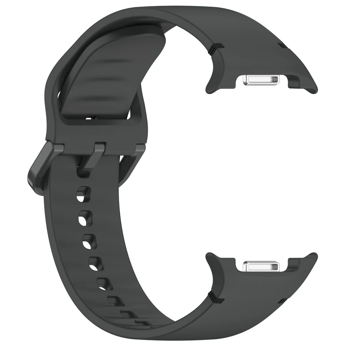 Armband für Galaxy Watch 8 40 mm / 44 mm / 8 Classic 46 mm, Bizon Strap Watch Silicone G, Grau - Image 5