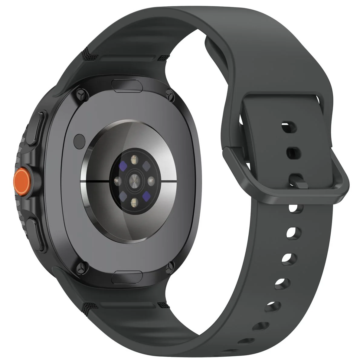 Armband für Galaxy Watch 8 40 mm / 44 mm / 8 Classic 46 mm, Bizon Strap Watch Silicone G, Grau - Image 6