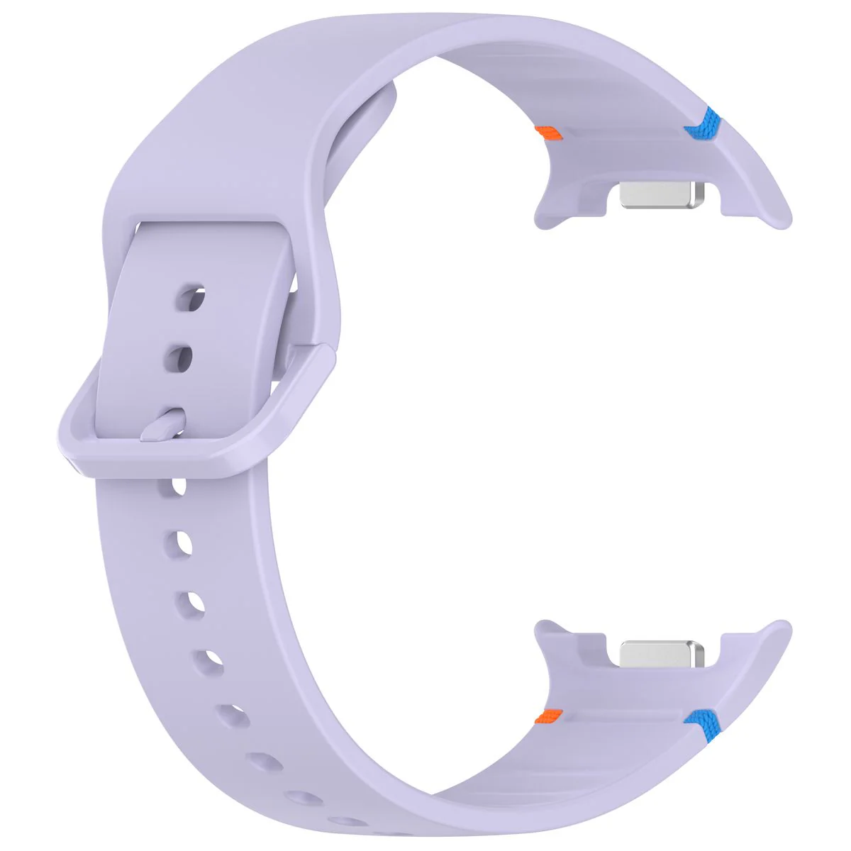 Armband für Galaxy Watch 8 40 mm / 44 mm / 8 Classic 46 mm, Bizon Strap Watch Silicone G, Hellviolett - Image 3