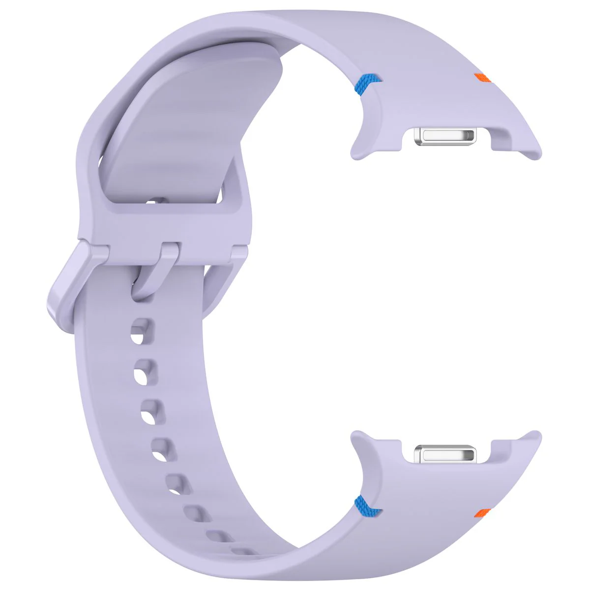 Armband für Galaxy Watch 8 40 mm / 44 mm / 8 Classic 46 mm, Bizon Strap Watch Silicone G, Hellviolett - Image 5