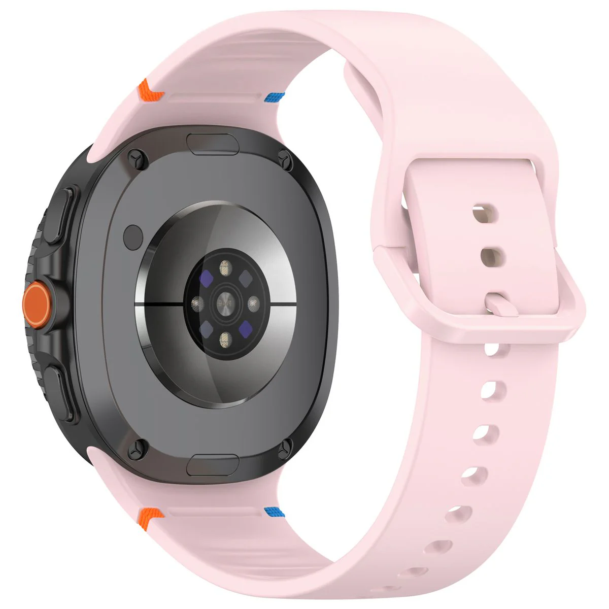 Armband für Galaxy Watch 8 40 mm / 44 mm / 8 Classic 46 mm, Bizon Strap Watch Silicone G, Rosa - Image 6
