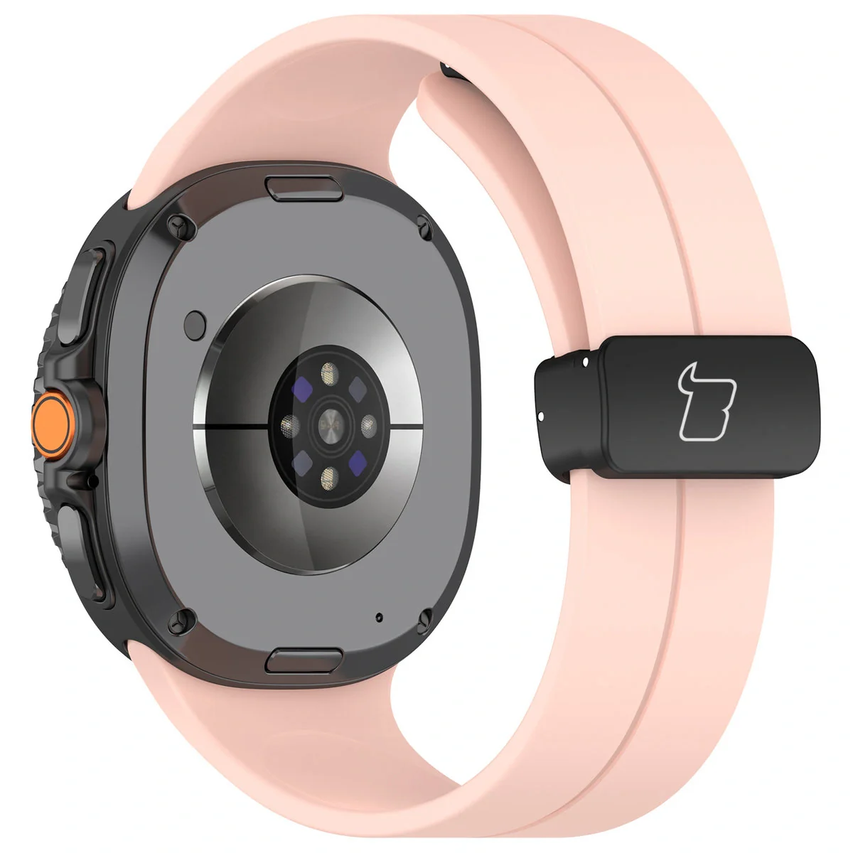 Armband für Galaxy Watch 8 40 mm / 44 mm / 8 Classic 46 mm, Bizon Strap Watch Silicone L, Rosa - Image 3