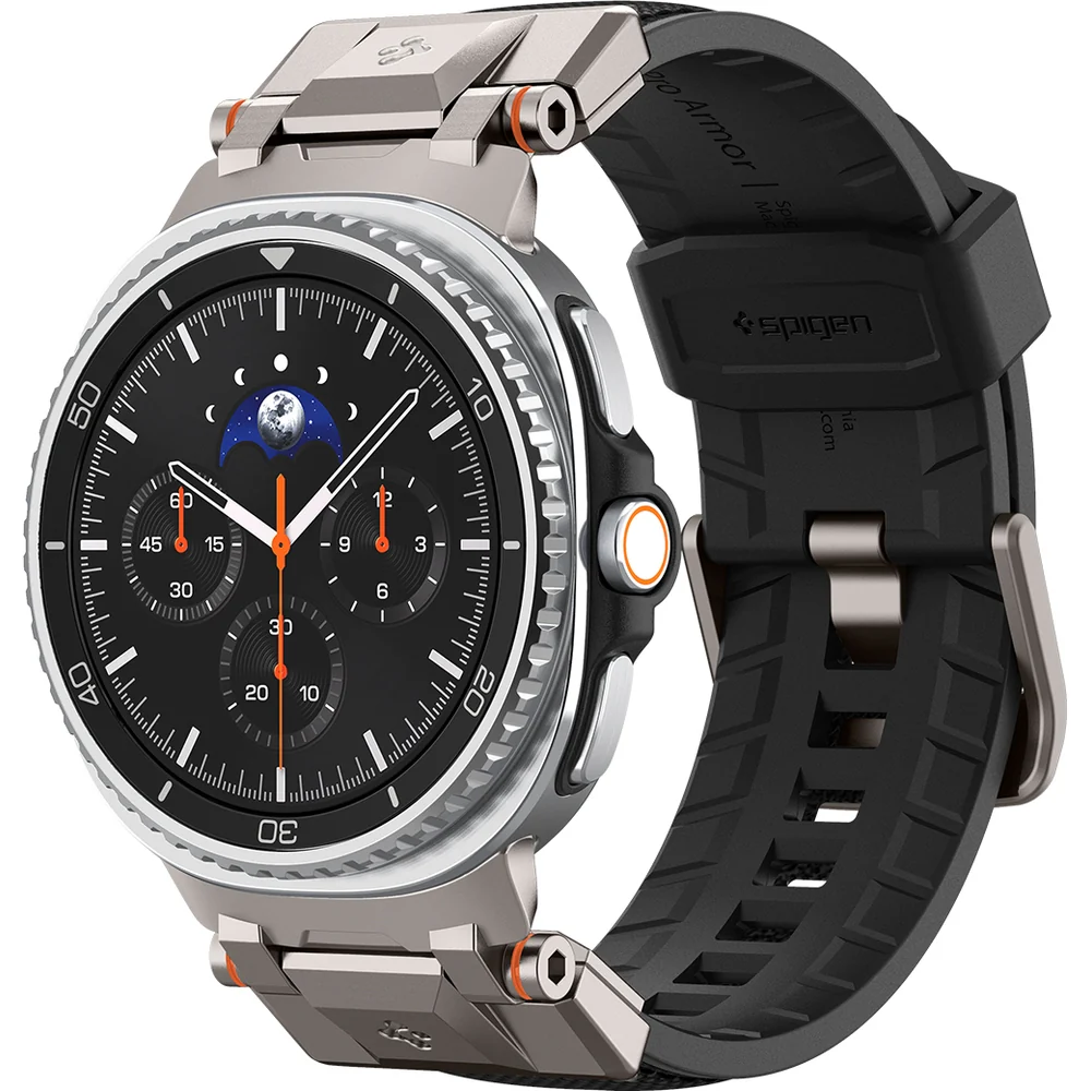 Armband für Galaxy Watch 8 / Classic, Spigen DuraPro Armor, Schwarz