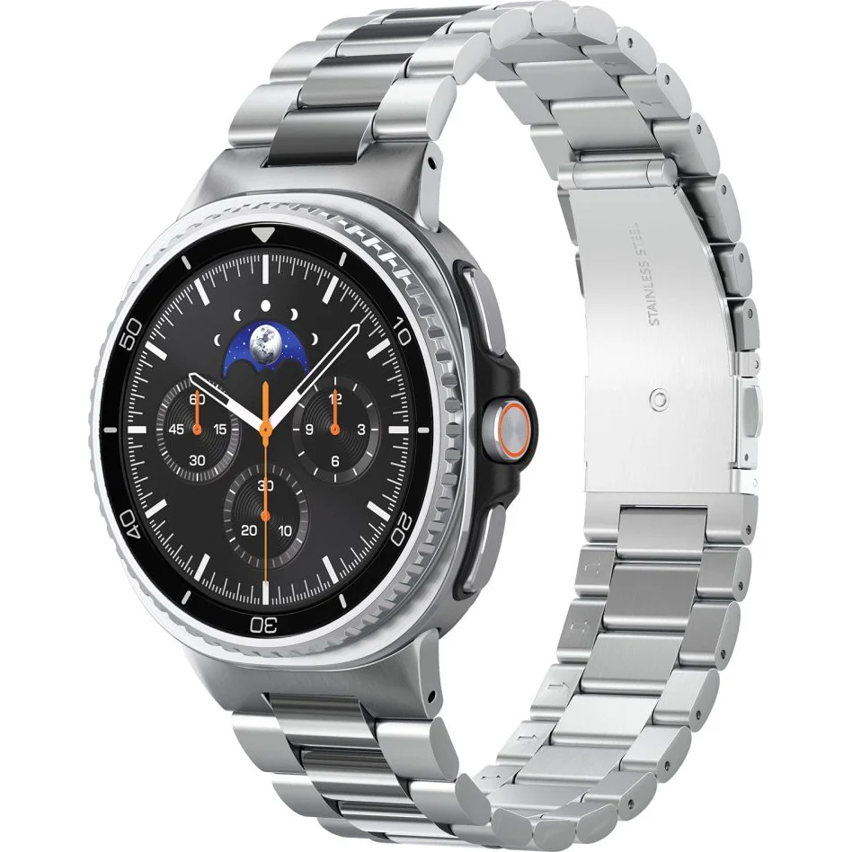 Armband für Galaxy Watch 8 / Classic, Spigen Modern Fit, Silbern - Image 6