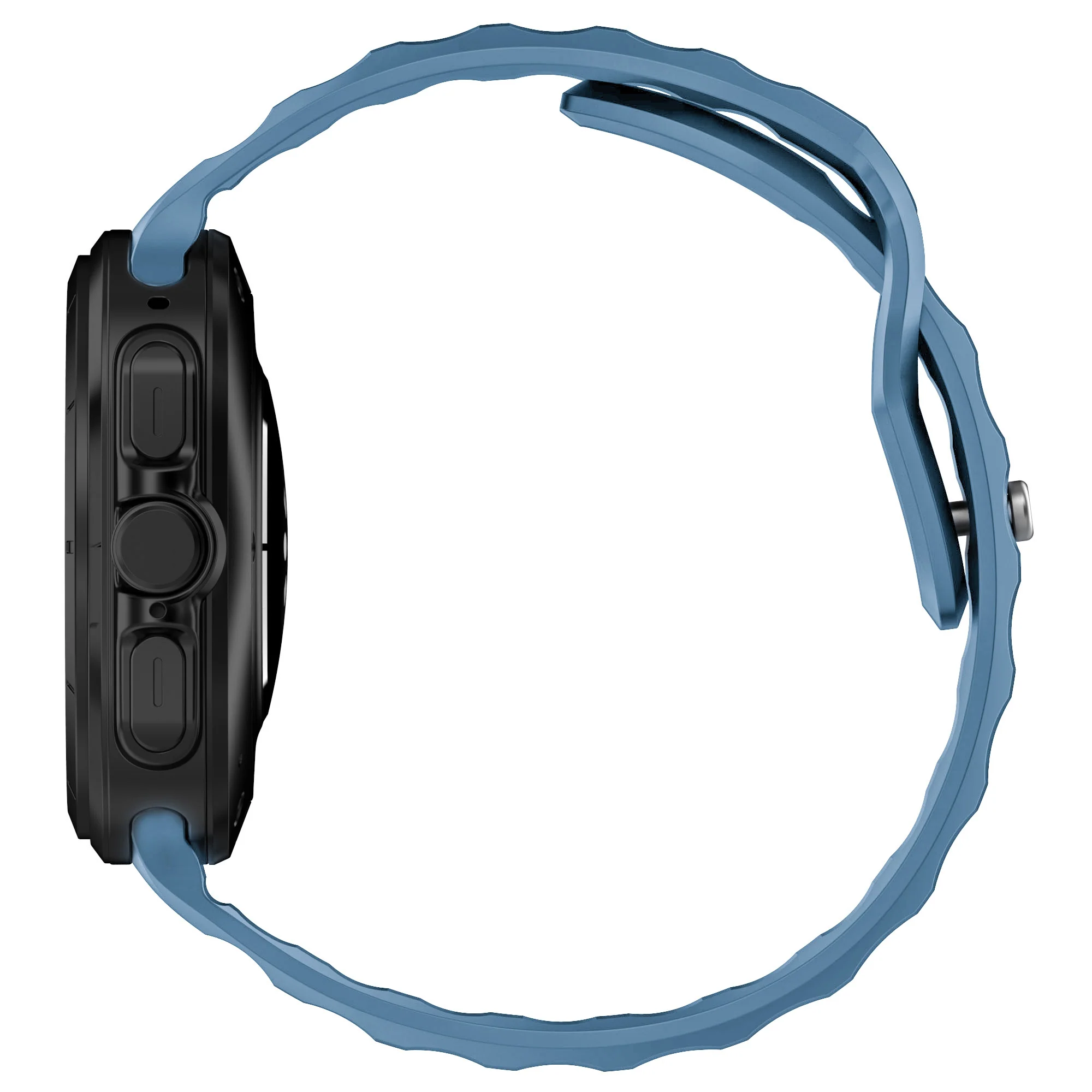 Armband für Galaxy Watch Ultra 2 / 1, Bizon Strap Watch Silicone G, Blau - Image 6