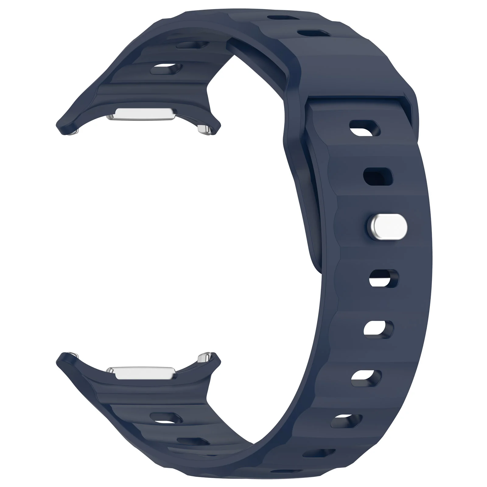 Armband für Galaxy Watch Ultra 2 / 1, Bizon Strap Watch Silicone G, Dunkelblau - Image 3