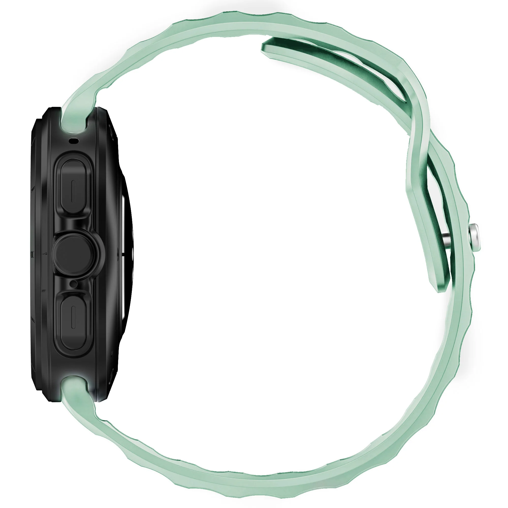 Armband für Galaxy Watch Ultra 2 / 1, Bizon Strap Watch Silicone G, Minze - Image 6