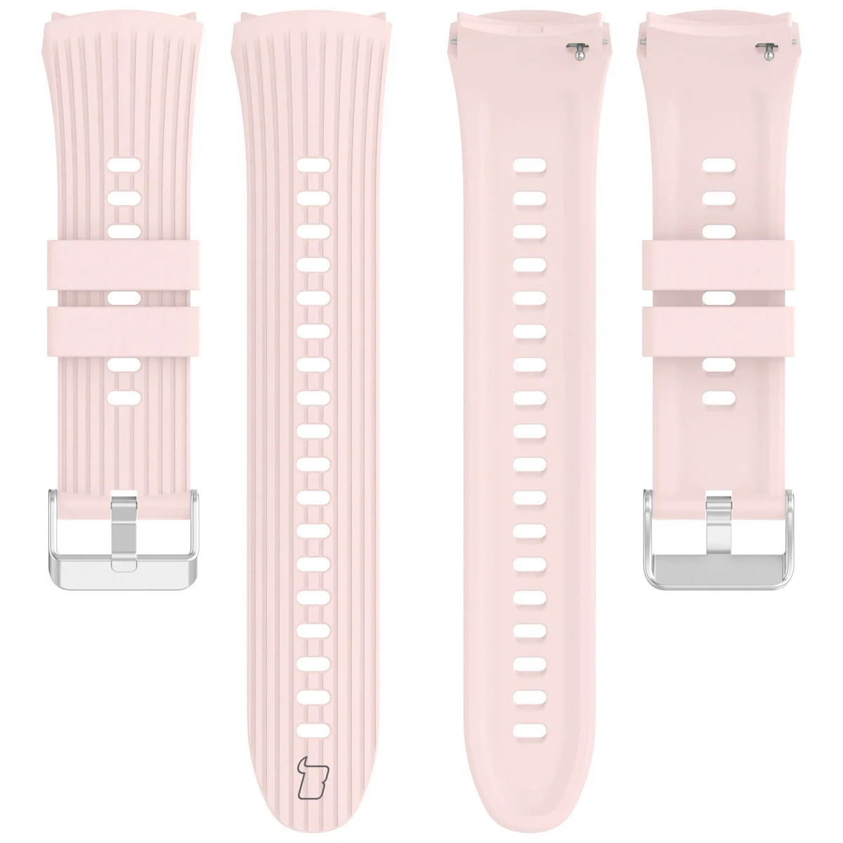 Armband für Huawei Watch 5 42 mm, Bizon Strap Watch Silicone T, Rosa - Image 5