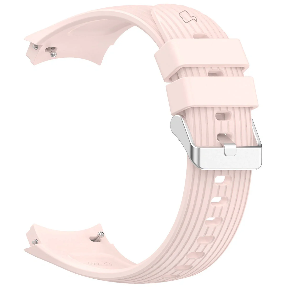 Armband für Huawei Watch 5 46 mm, Bizon Strap Watch Silicone T, Rosa - Image 3