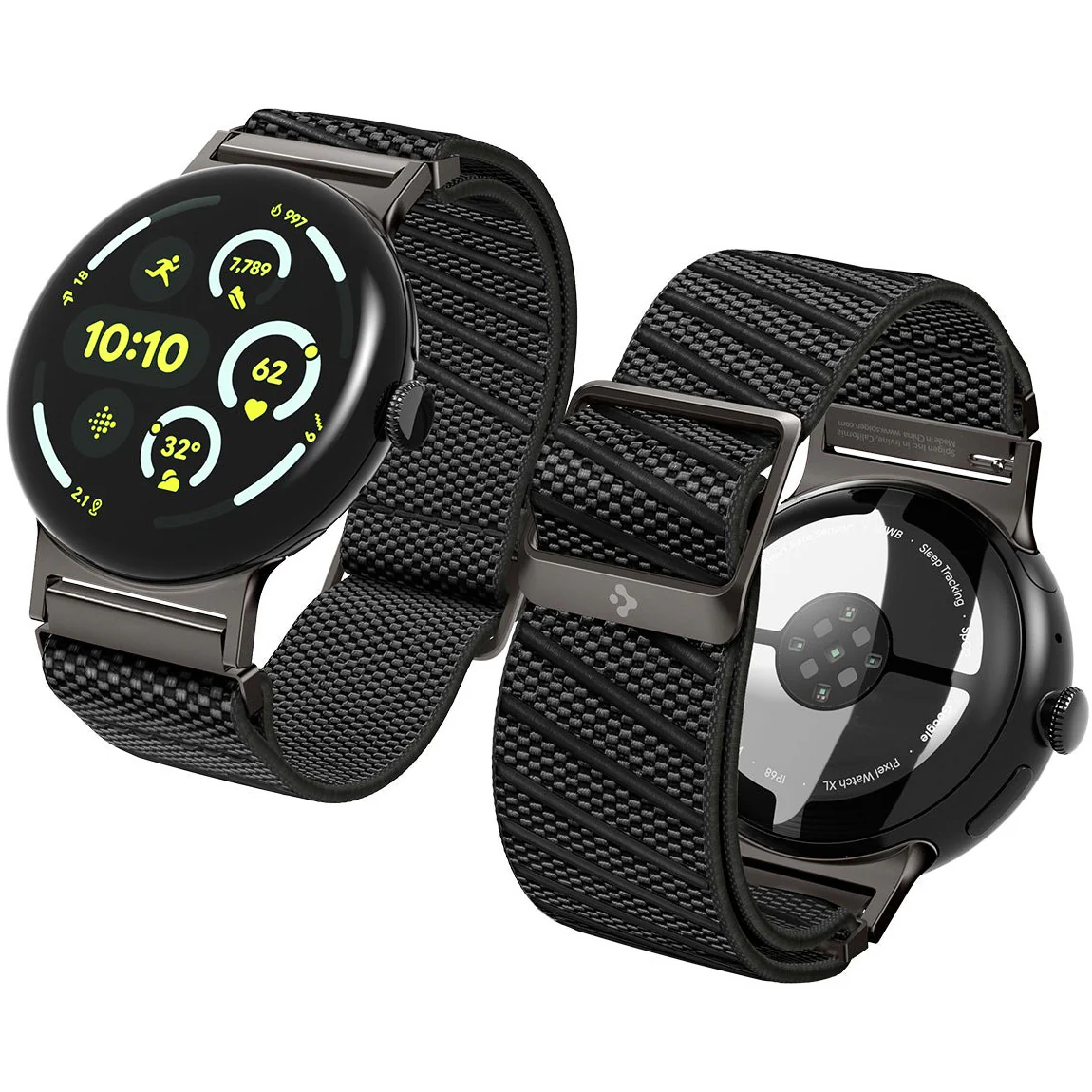 Armband für Pixel Watch 4 / 3 45 mm, Spigen Lite Fit X, Schwarz - Image 9
