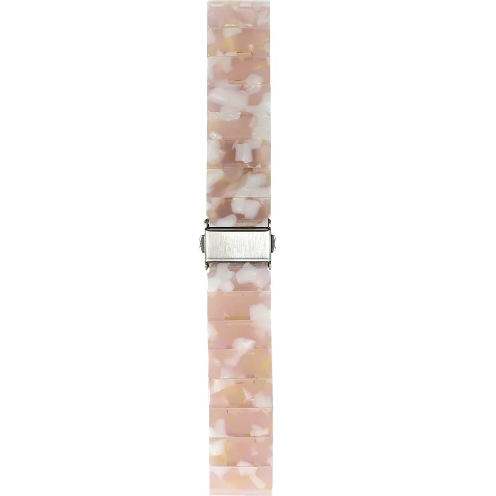 Armband für Smartwatch, QuickRelease 18 mm, Fixed Resin, Perl-Rosa - Image 2