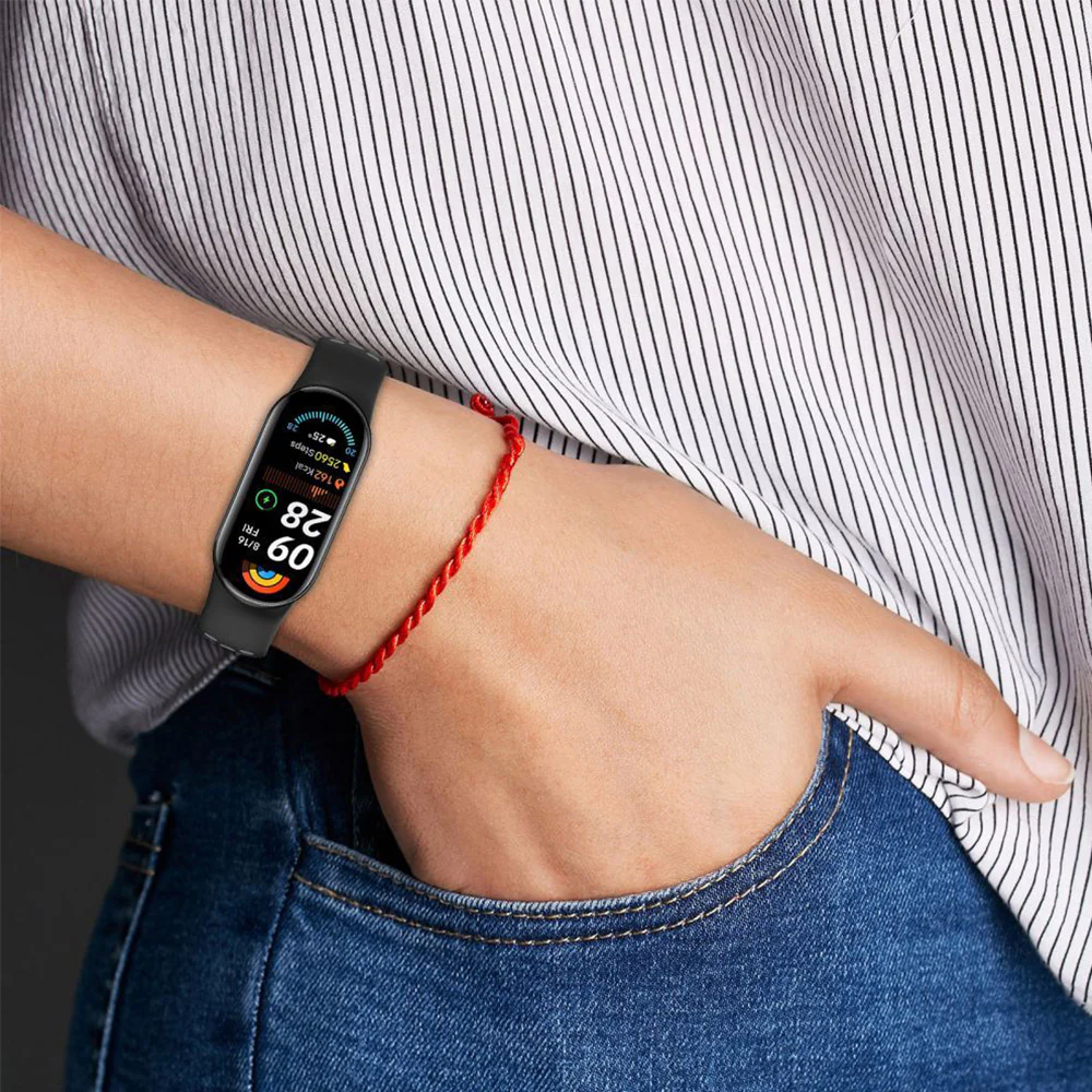 Armband für Xiaomi Smart Band 10 / 9 / 9 NFC / 8, Tech-Protect Iconband Air, Schwarz-Grau - Image 3