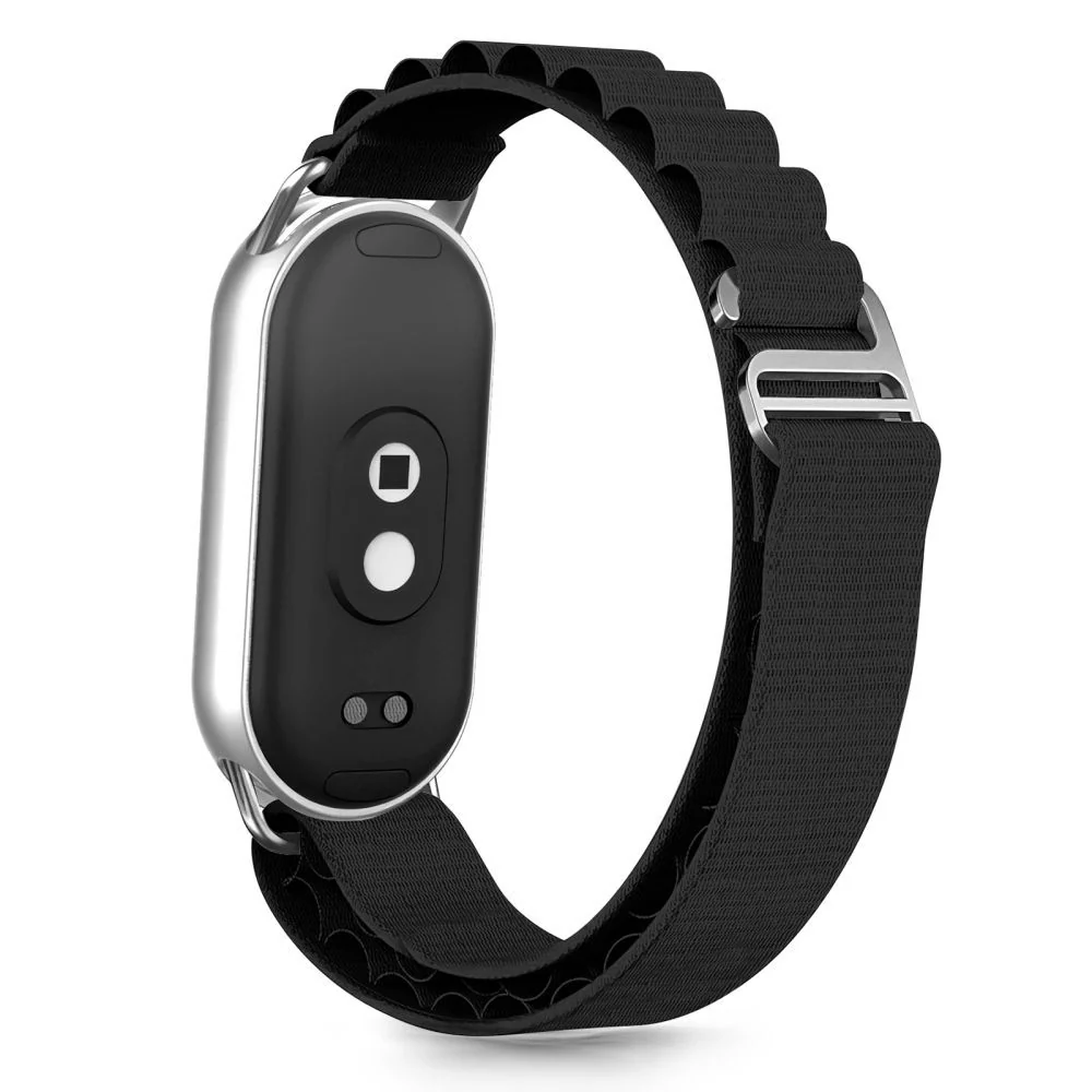 Armband für Xiaomi Smart Band 8 / 9 / 10 / NFC, Tech-Protect Nylon Pro, Schwarz - Image 2