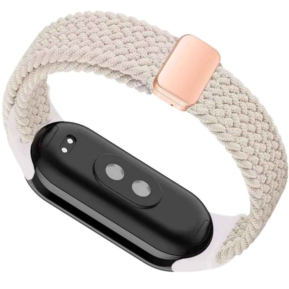 Armband für Xiaomi Smart Band 9 / 9 NFC / 8, Tech-Protect Nylonmag, Beige - Image 3