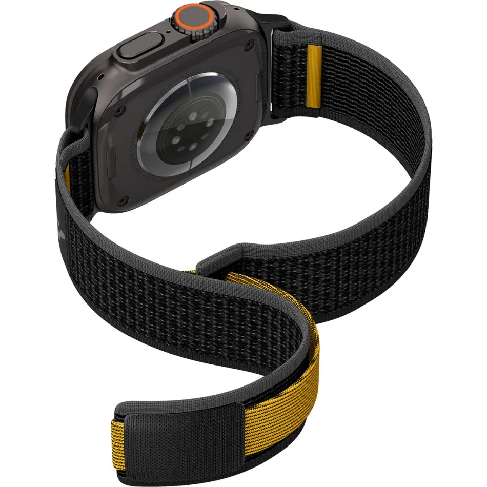Armband für Apple Watch 49/46/45/44 mm, Spigen Athlex Air, Schwarz - Image 2