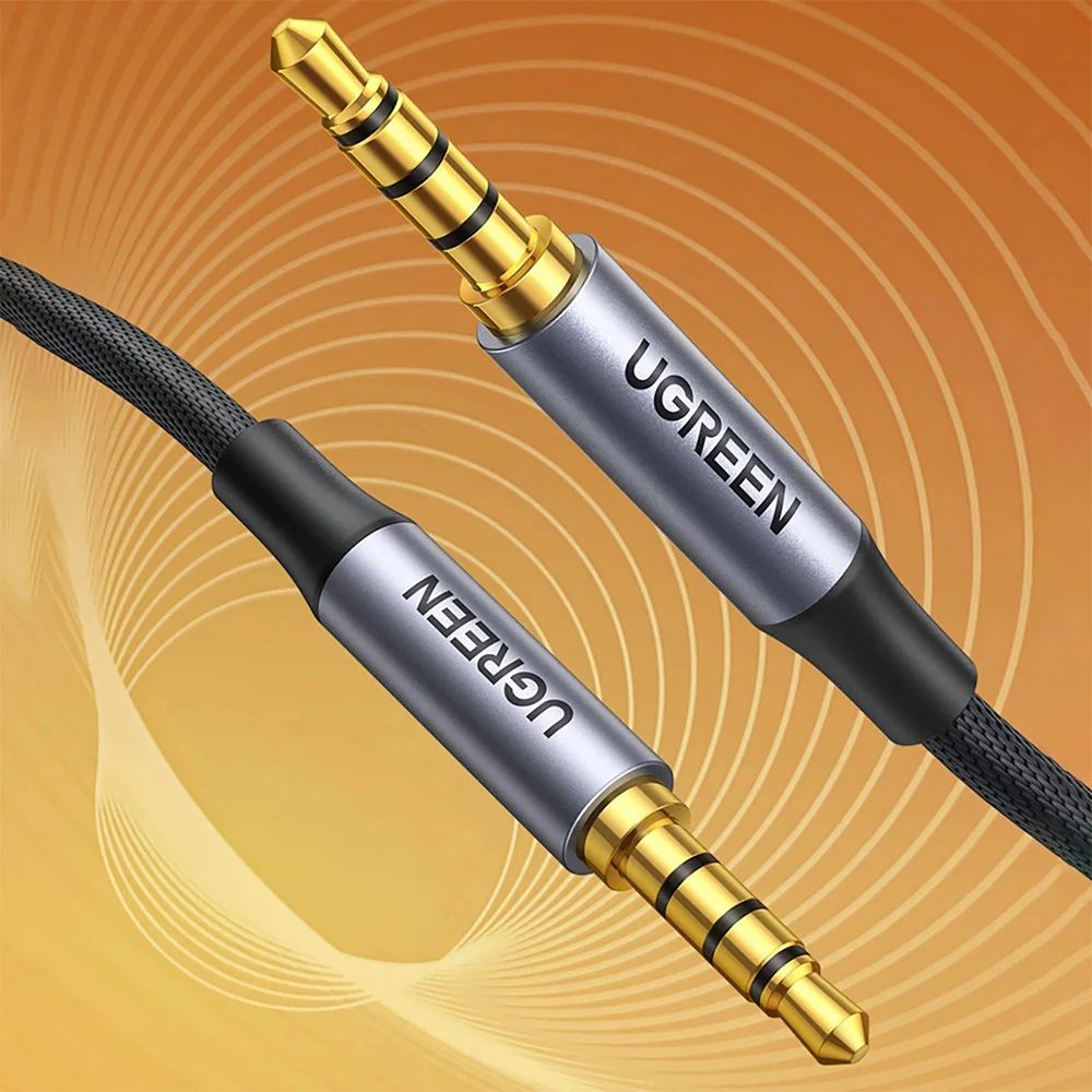 Audiokabel AUX Mini-Jack 3,5 mm (männlich) zu Mini-Jack 3,5 mm (männlich), Ugreen AV183, 1m, Schwarz - Image 9