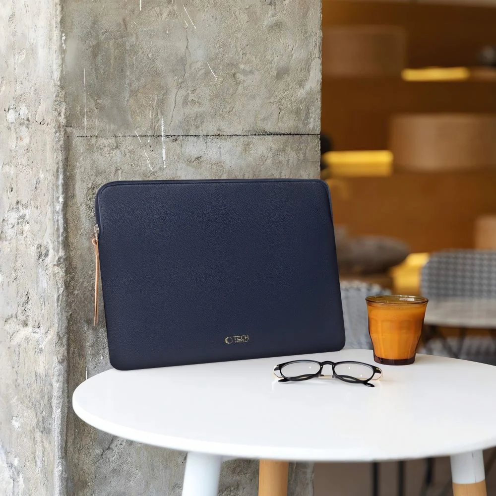 Laptoptasche für 13-14“ Laptop, Tech-Protect Fleeke, Dunkelblau - Image 8