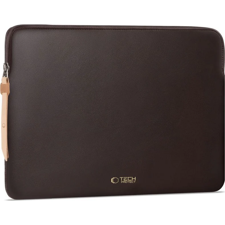 Laptoptasche für 13-14“ Laptop, Tech-Protect Fleeke,  Dunkelbraun - Image 2