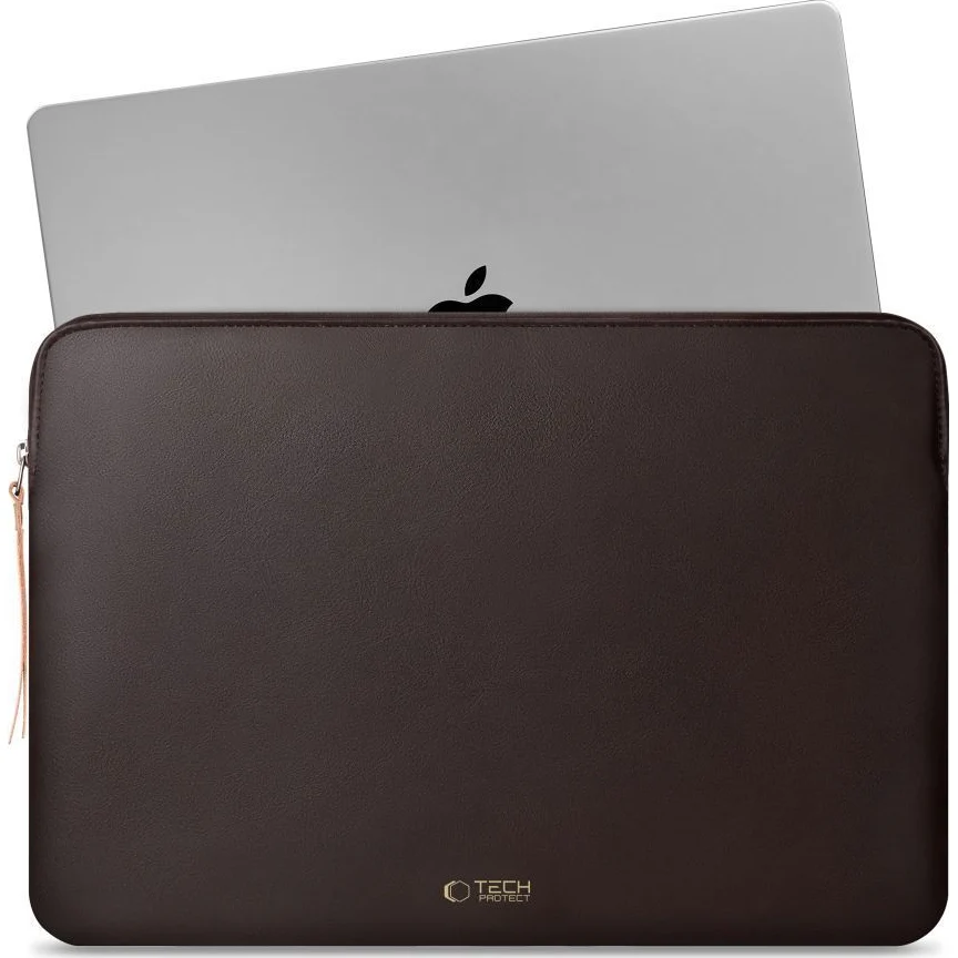 Laptoptasche für 13-14“ Laptop, Tech-Protect Fleeke,  Dunkelbraun - Image 3