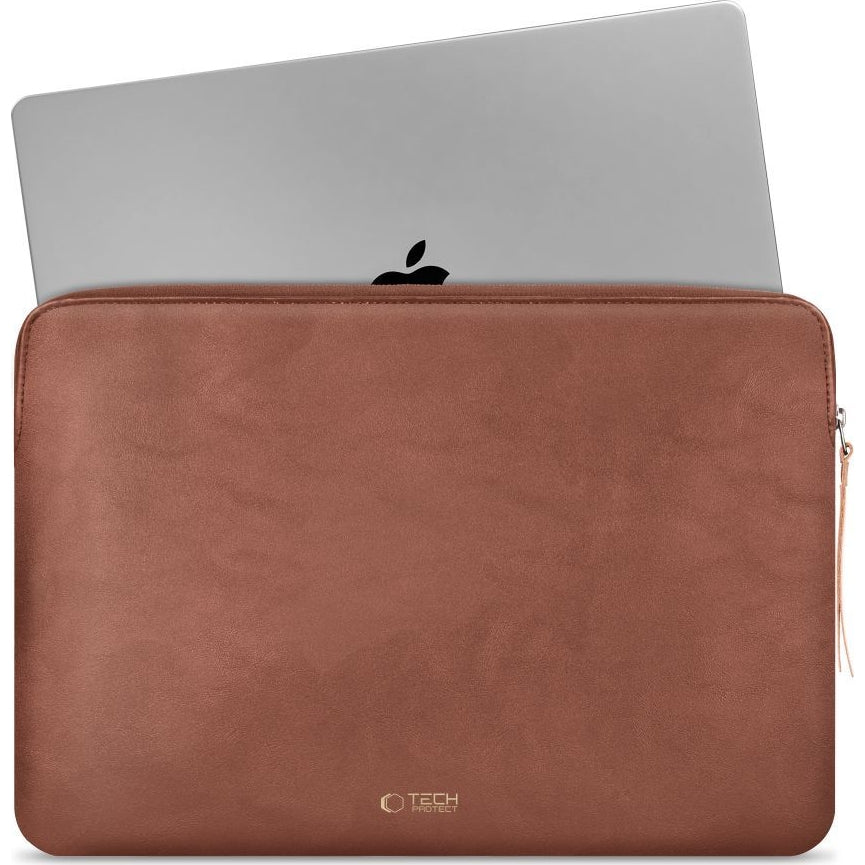 Laptoptasche für 15-16“ Laptop, Tech-Protect Fleeke, Braun - Image 3