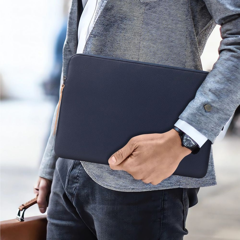 Laptoptasche für 15-16“ Laptop, Tech-Protect Fleeke, Dunkelblau - Image 13