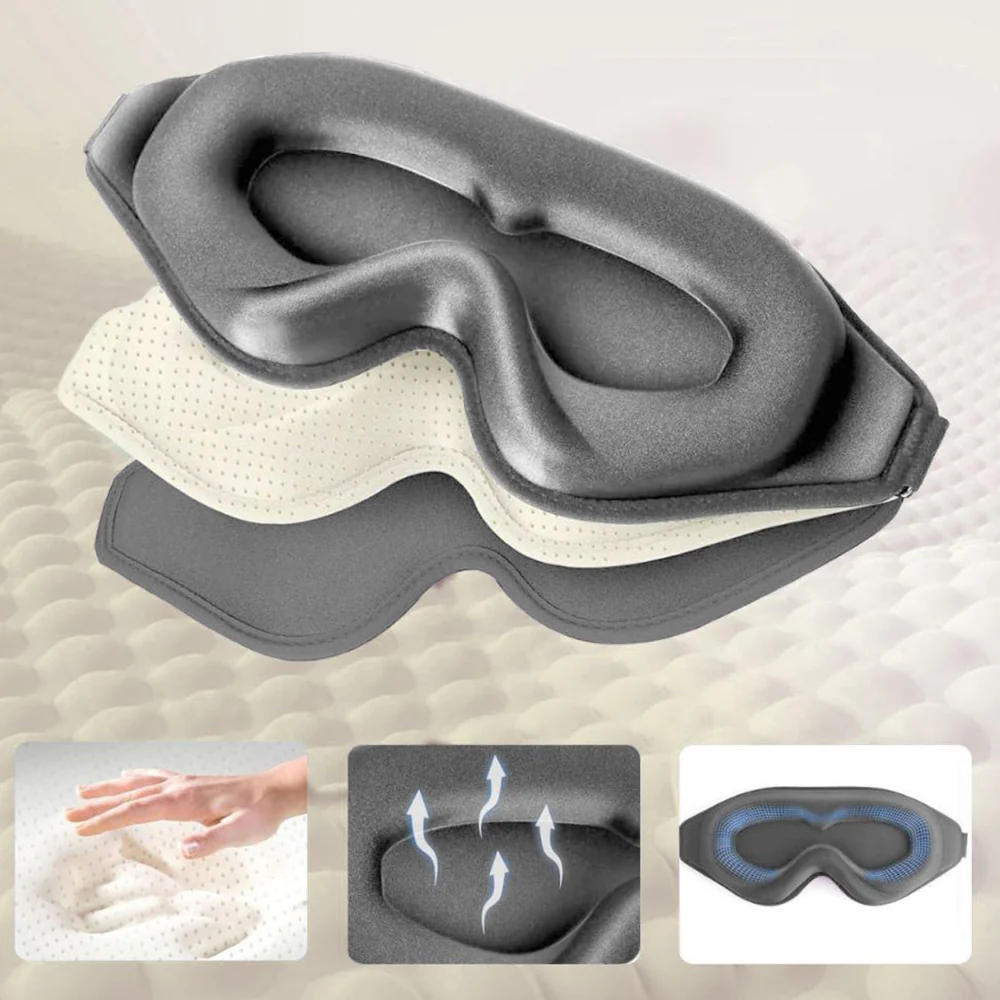 Augenmaske ohne Druck, Tech-Protect Eyeshade Sleep, Grau - Image 4