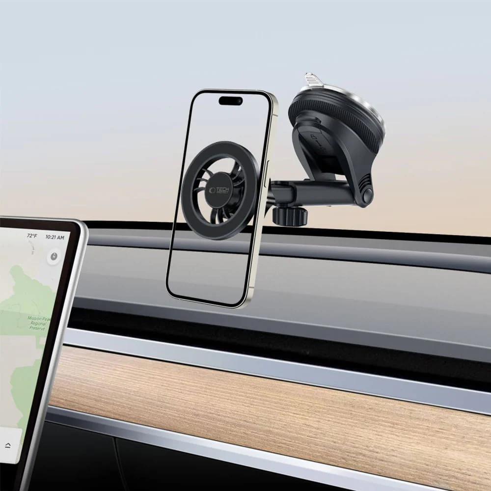 Auto Handyhalterung Tech-Protect N56 Magnetic MagSafe Dashboard Vent Car Mount, Schwarz - Image 9