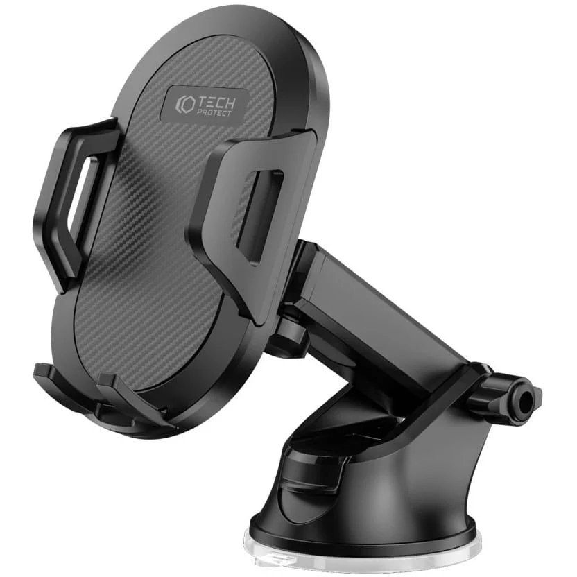 Auto Handyhalterung Tech Protect V5 Universal für Cockpit / Scheiben / Lüftungsdüsen, Schwarz - Image 3