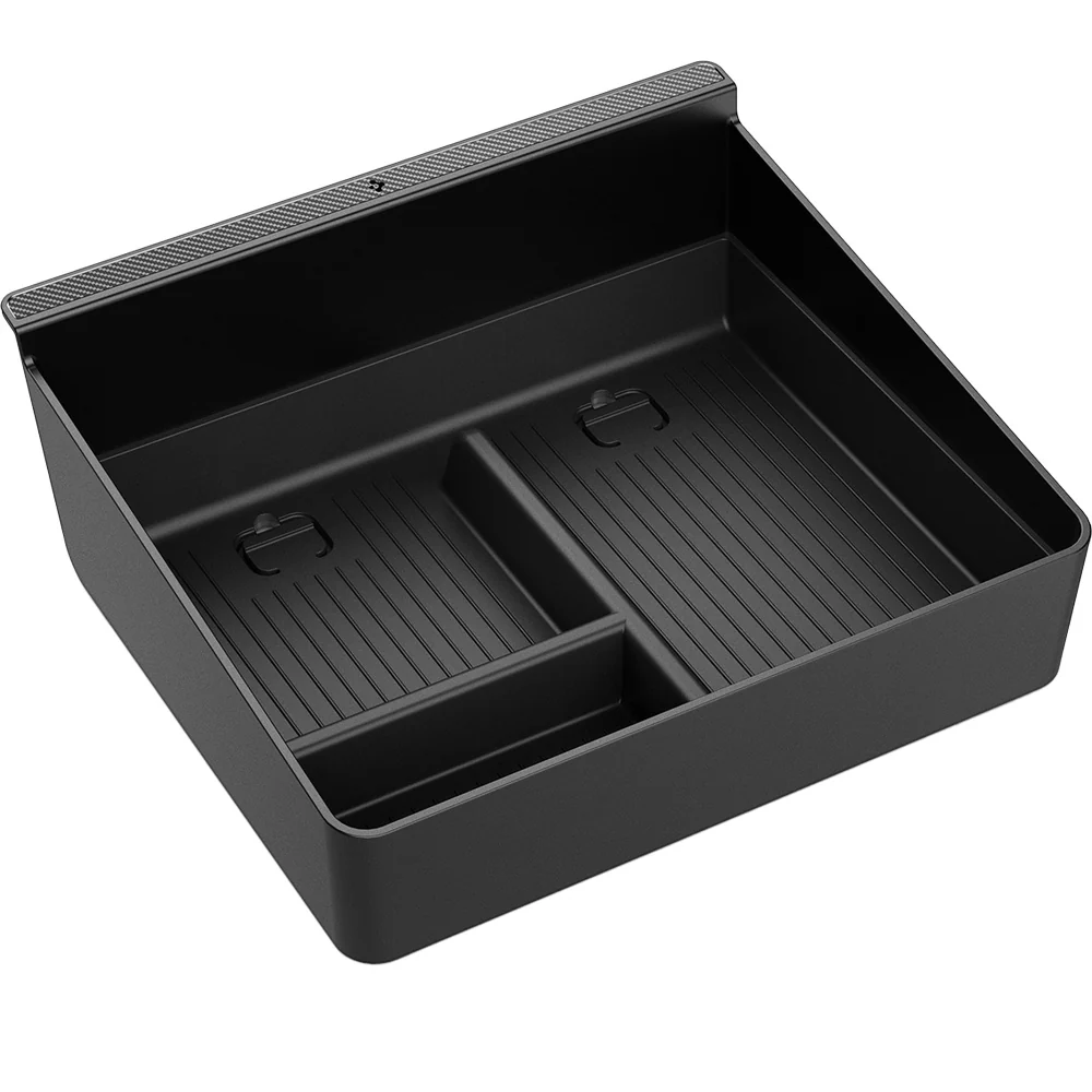 Auto-Organizer für Tesla Model 3 Highland 2024, Spigen Console Organizer Tray, Schwarz - Image 4