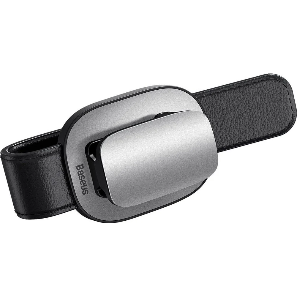 Autohalterung / Brillenclip Baseus Platinum Vehicle Eyewear Clip, Schwarz / Silbern - Image 3