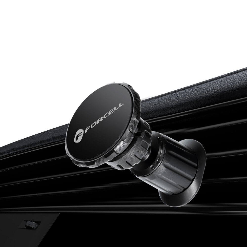 Autohalterung für Armaturenbrett/Glas/Lüftungsöffnungen, Magnetische Forcell F-Grip MagLuxe, Schwarz - Image 3