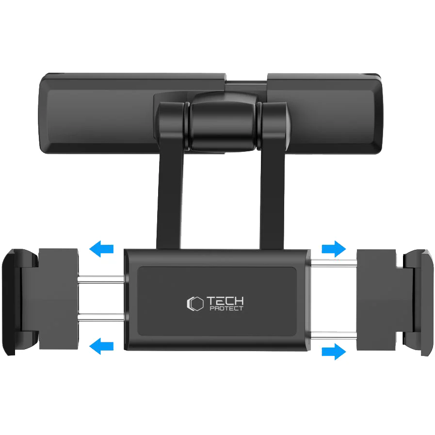 Autohalterung für Kopfstütze für Tablet/Telefon, Tech-Protect V2 Stretchable Headrest Car Mount, Schwarz - Image 7