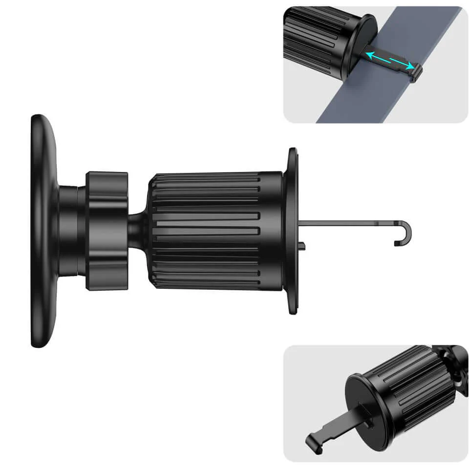 Autohalterung für Lüftungsgitter, Magnetische für MagSafe Tech-Protect N56 Magnetic Vent Car Mount, Schwarz - Image 3