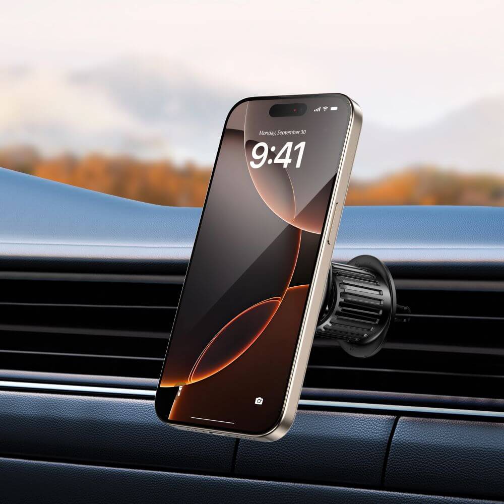 Autohalterung für Lüftungsgitter, Magnetische für MagSafe Tech-Protect N56 Magnetic Vent Car Mount, Schwarz - Image 5