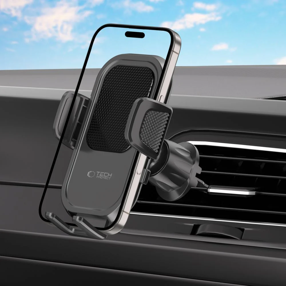 Autohalterung für Lüftungsschlitze / CD-Schacht Tech-Protect V8 Universal, Schwarz - Image 8