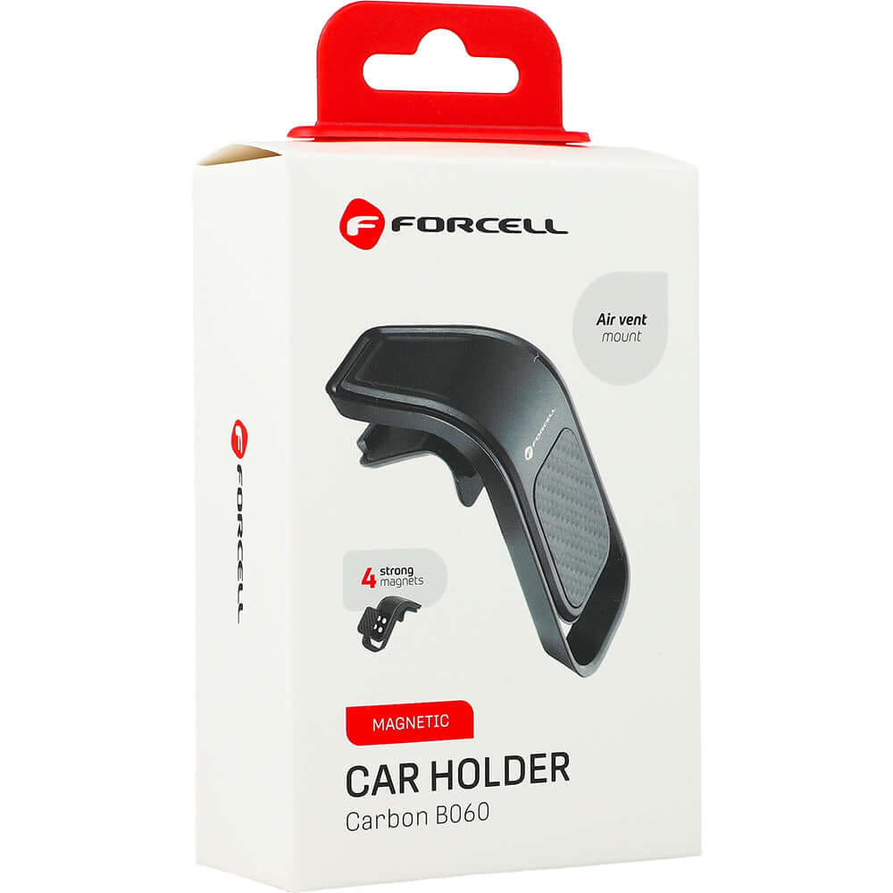 Autohalterung für Lüftungsgitter / Rundgitter, Magnetische, Forcell F-Grip Carbon B060, Schwarz - Image 14