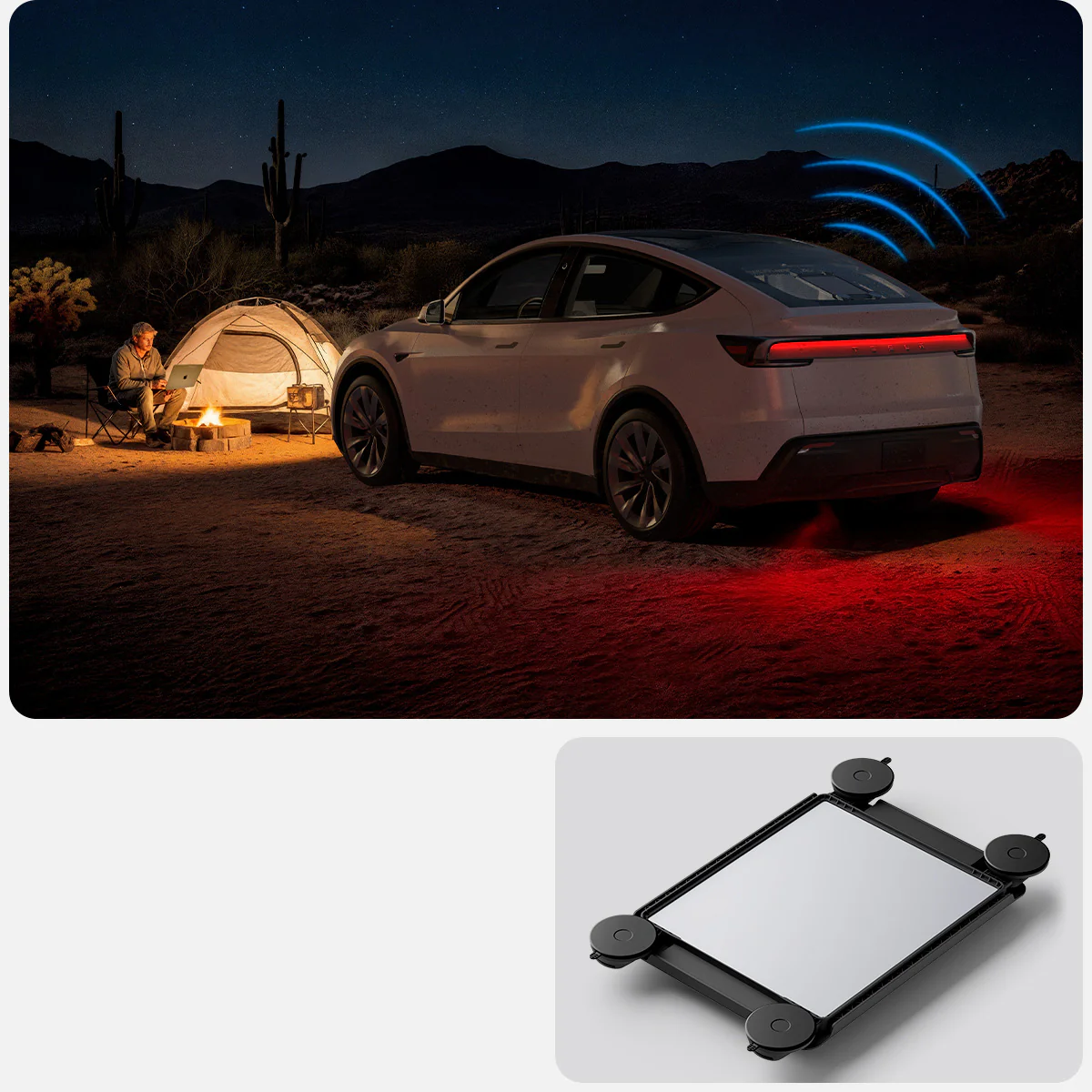 Autohalterung für Starlink Mini, Spigen Window Car Mount STL100, Schwarz - Image 12