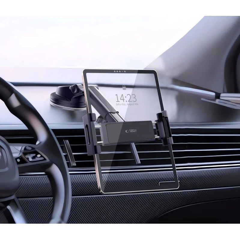 Autohalterung für tablet für Cockpit / Windschutzscheibe Tech-Protect V4 Universal, Schwarz - Image 4