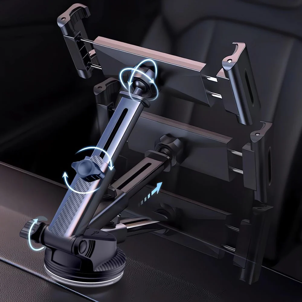 Autohalterung für tablet für Cockpit / Windschutzscheibe Tech-Protect V4 Universal, Schwarz - Image 8