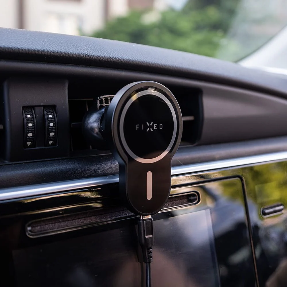 Autohalterung mit Qi-Ladefunktion mit MagSafe, Fixed MagClick, Schwarz - Image 10