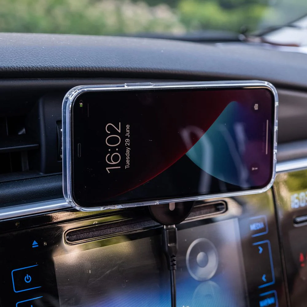 Autohalterung mit Qi-Ladefunktion mit MagSafe, Fixed MagClick, Schwarz - Image 12
