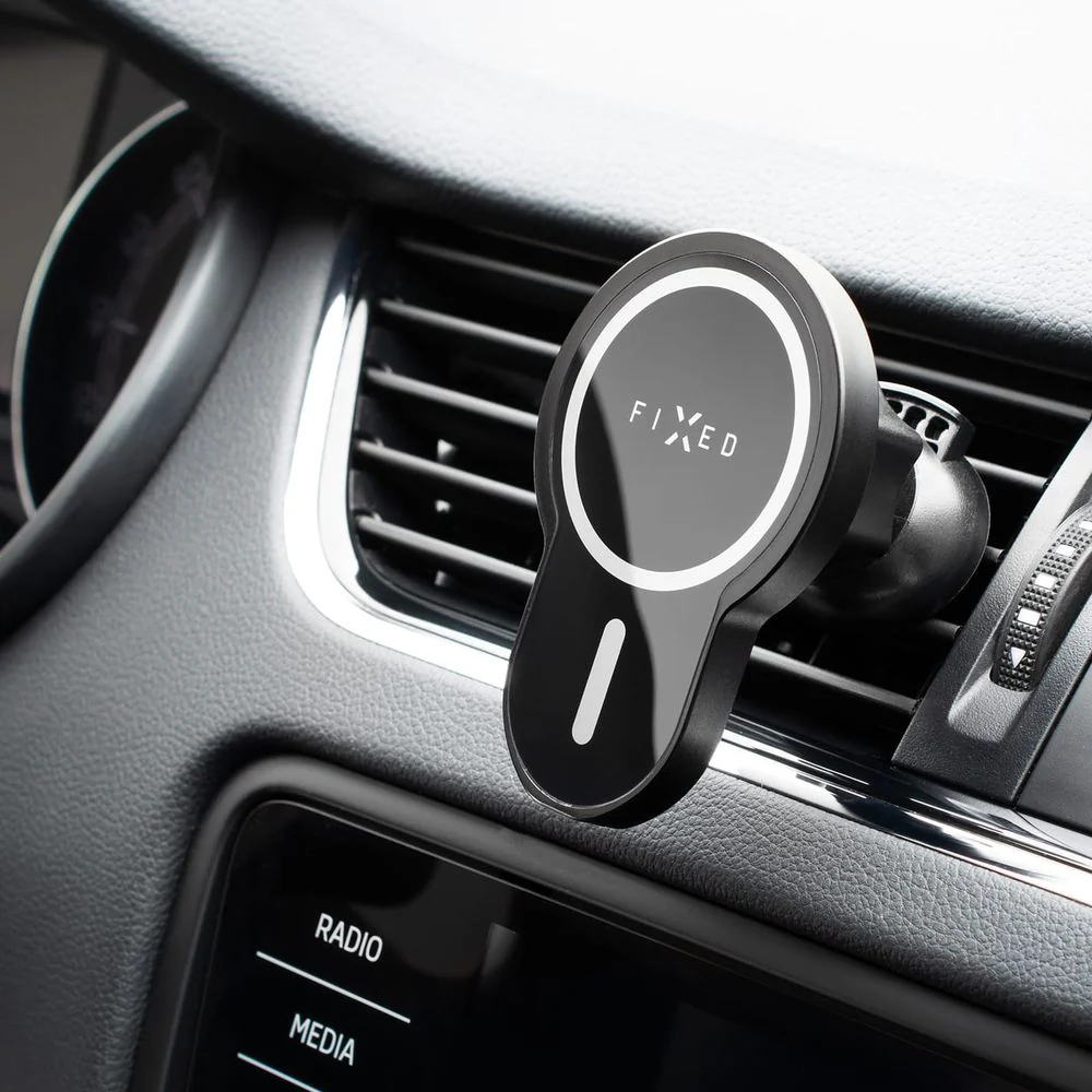 Autohalterung mit Qi-Ladefunktion mit MagSafe, Fixed MagClick, Schwarz - Image 9