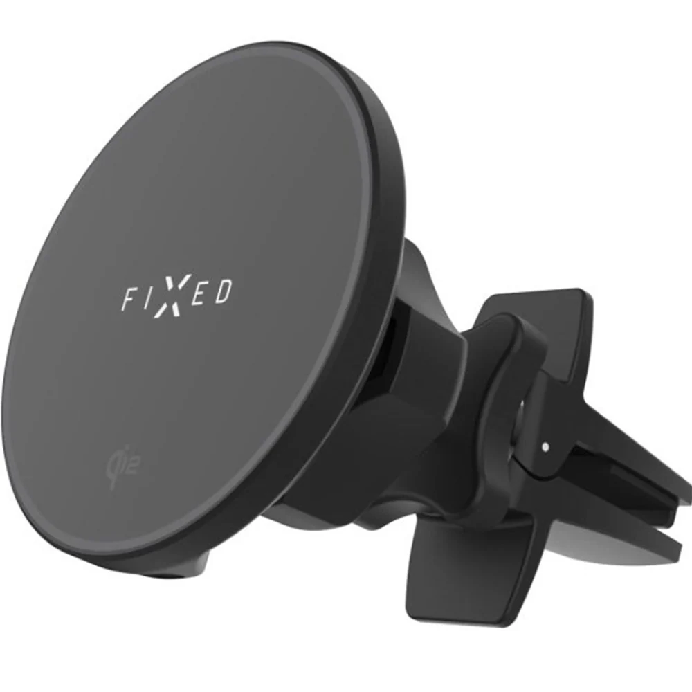 Autohalterung Magnetische zum Lüftungsgitter für MagSafe, Fixed MagRound 2 Qi2 15W, Schwarz - Image 2