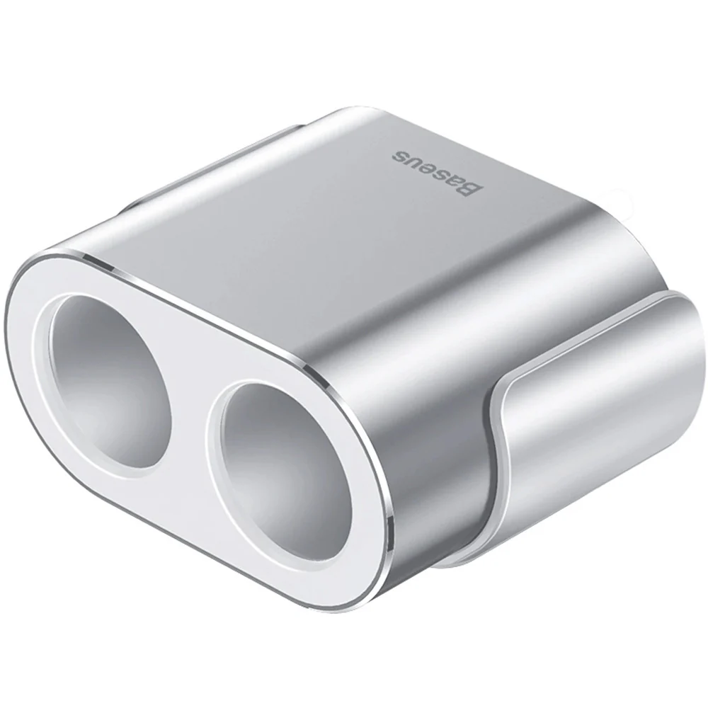 Autoladegerät 2x USB-A, duale Zigarettenanzünderbuchse, Silbern - Image 5